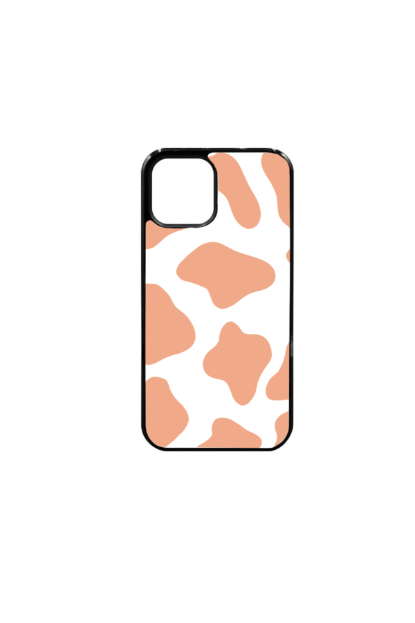 Orange cow print