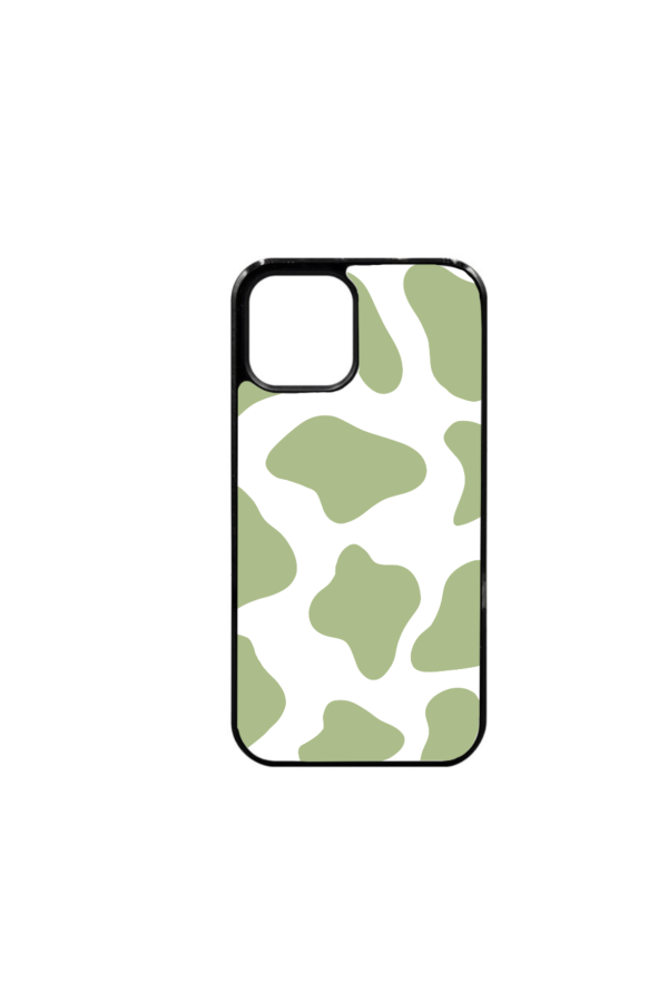 Green cow print