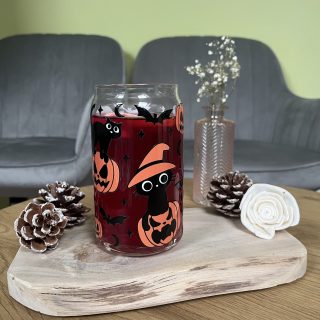 Sklenička Halloween Cat- Vada